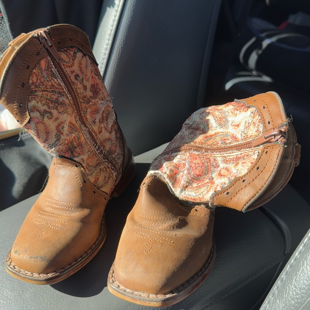 Girls roper boots